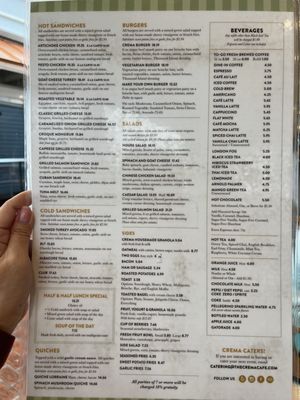 Menu photo 4 The Crema Cafe Seal Beach, CA