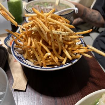 All About Pho - Fish Sauce Fries. 4 Stars - Vietnamese Near Me - Cerritos, California All About Pho - Fish Sauce Fries. 4 Stars - Vietnamese Near Me - Cerritos, California
