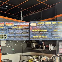 Taco Works - Menu board
