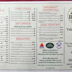 Dayton Country Store - Menu (May 2023) Page 1 - Subject to Change