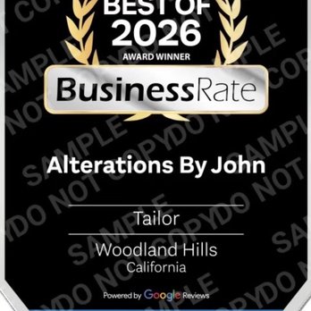 Alteration & Custom Tailoring By John - Sewing & Alterations Near Me - San Fernando Valley, California Alteration & Custom Tailoring By John - Sewing & Alterations Near Me - San Fernando Valley, California