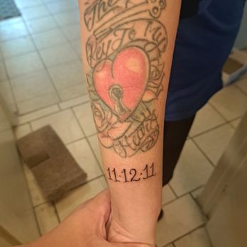 Klockwork Tattoo Club - The date I became one with my girl - Tattoo Near Me - Covina, California