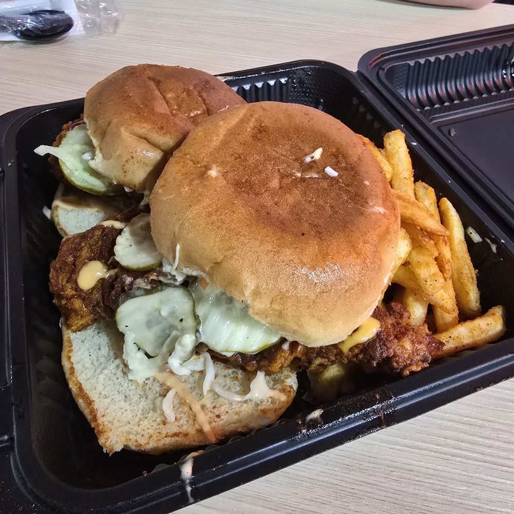 Angry Chickz - #1 combo (two sliders and fries) - Chicken Shop Near Me - Tracy, California