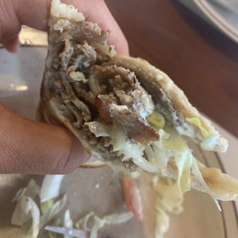 Stack Pancake & Steak House - Cross section of classic gyro: tasty and decent meat portion. - Diners Near Me - North Arlington, New Jersey
