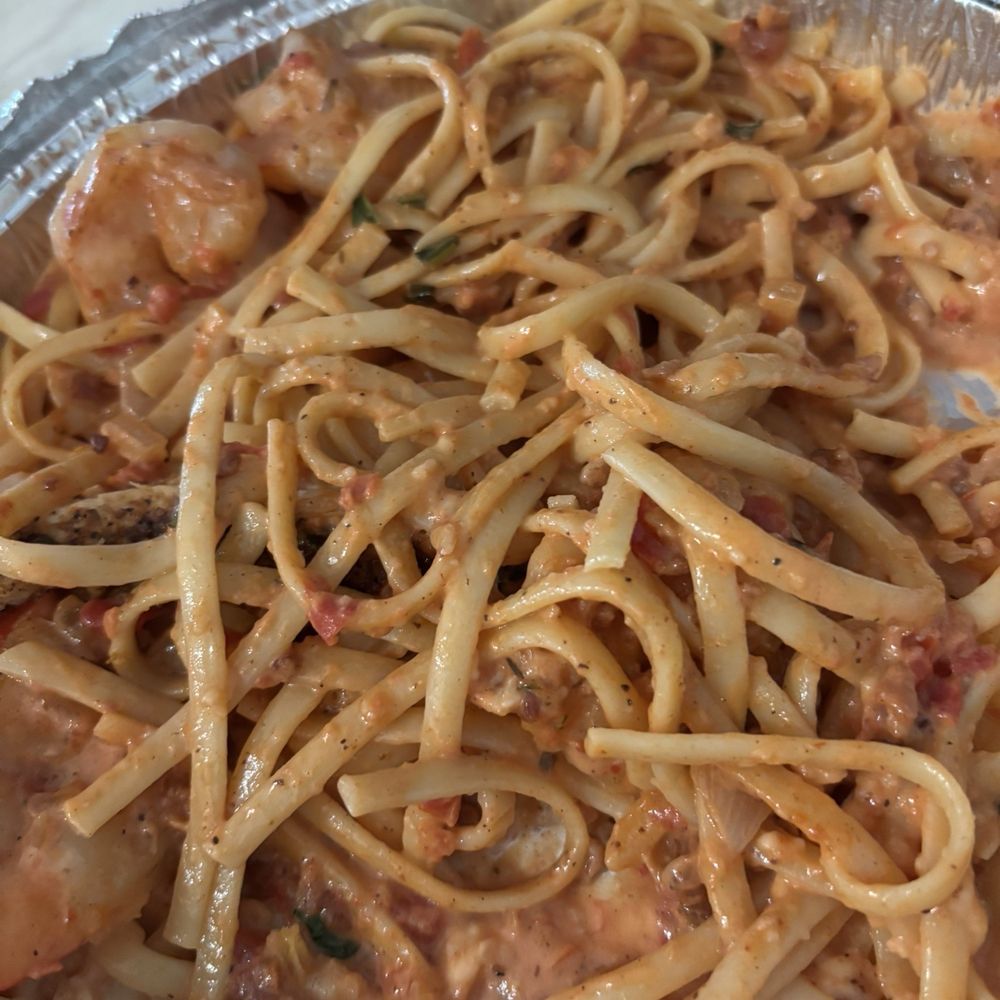 Goodfellas Pizzeria - Shrimp Sinatra also halfway eaten already - Pizza Near Me - Sanford, Florida Goodfellas Pizzeria - Shrimp Sinatra also halfway eaten already - Pizza Near Me - Sanford, Florida