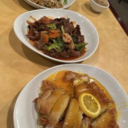 House Of Hunan - Hunan beef, lemon chicken and Lo Mein