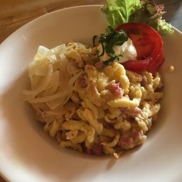 Cheese onion and bacon