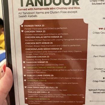 Tabla Indian Restaurant - Menu - Indian Near Me - Orlando, Florida Tabla Indian Restaurant - Menu - Indian Near Me - Orlando, Florida