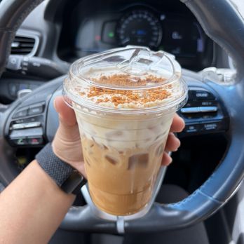 Sip & Sweets - Golden crumble w/ almond milk - Coffee & Tea Near Me - Ontario, California Sip & Sweets - Golden crumble w/ almond milk - Coffee & Tea Near Me - Ontario, California