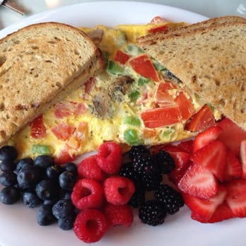 The Parkside Cafe - 2 egg veggie omelet with fruit and rye toast! - Cafes Near Me - Bristol, Connecticut The Parkside Cafe - 2 egg veggie omelet with fruit and rye toast! - Cafes Near Me - Bristol, Connecticut