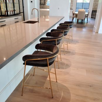 Gilbert's Upholstery - Charcoal Velvet on Barstools - Furniture Reupholstery Near Me - Spring, Texas Gilbert's Upholstery - Charcoal Velvet on Barstools - Furniture Reupholstery Near Me - Spring, Texas