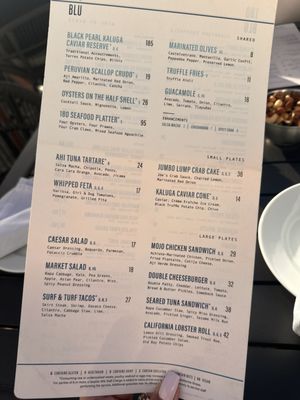 Menu photo 2 180blu Dana Point, CA