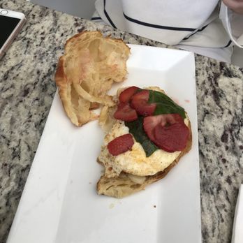 Nido Cafe - inside of strawberry basil? croissant but kinda disappointing - Coffee & Tea Near Me - Cumming, Georgia
