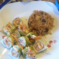 Fish O Roll - The epic Laredo Roll! :) It's one of my favorites there. All this plus a crab salad for 8.99!