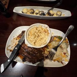 New York Strip Steakhouse Mac & Cheese Loaded Baked Potato White Cheddar Stuffed Mushrooms Ribeye Mashed Potatoes Sprite Coke New York Strip Steakhouse Mac & Cheese Loaded Baked Potato White Cheddar Stuffed Mushrooms Ribeye Mashed Potatoes Sprite Coke