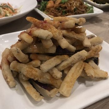 Banana Leaf - Eggplant Fries - Malaysian Near Me - Vancouver, British Columbia