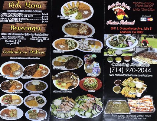 Menu photo 6 Don Roberto's Mexican Food Anaheim, CA