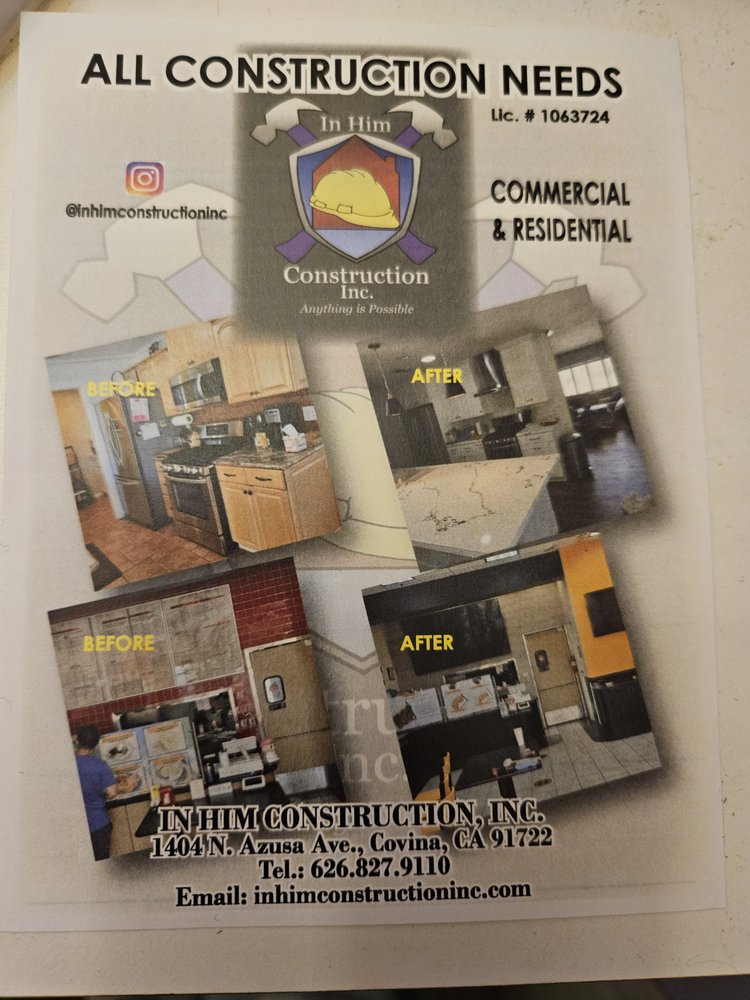 Slide of In Him Construction