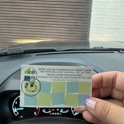 Hope House Thrift Shop - Hope house punchcard for every $15 you spend you get a stamp every 10 stamps you get $10 off your next purchase