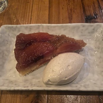 Mr Pollo - Peach upside down cake - New American Near Me - San Francisco, California