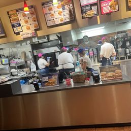 customers in the kitchen