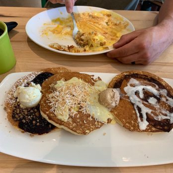 Urban Egg - Belleview - Blueberry, Hawaiian, and cinnamon swirl - Breakfast & Brunch Near Me - Denver, Colorado Urban Egg - Belleview - Blueberry, Hawaiian, and cinnamon swirl - Breakfast & Brunch Near Me - Denver, Colorado