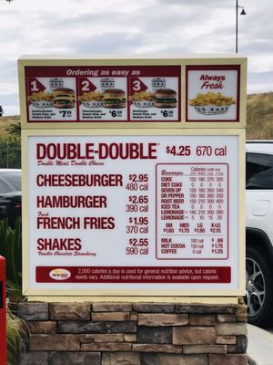 Menu photo 3 In-N-Out Burger Rocklin, CA Menu photo 3 In-N-Out Burger Rocklin, CA