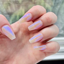 Beverly Hills Nails Salon - Chrome color nails