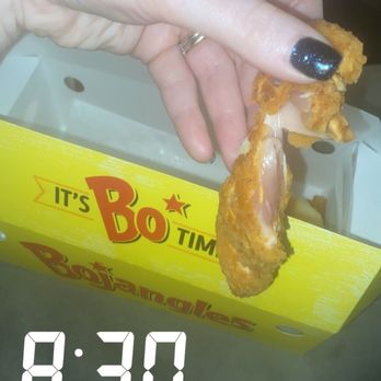 Bojangles - The bojangles supreme chicken strip I received that was not cooked and pink in the middle! - Fast Food Near Me - Ladson, South Carolina