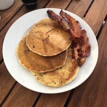 The Palms restaurant - Pancakes with bacon - American Near Me - Christiansted, Virgin Islands