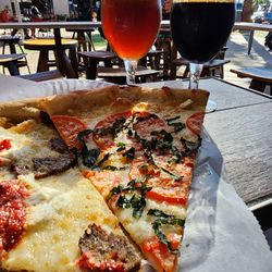 East Coast Pizza - Pizza and beer (next door) chilling