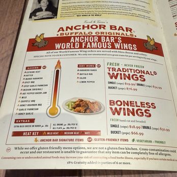 Anchor Bar - Chicken Wings Near Me - Niagara Falls, New York