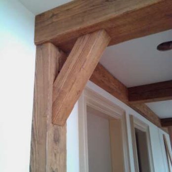 GAGE Contractors - Interior solid wood beam installation for rustic look - General Contractors Near Me
