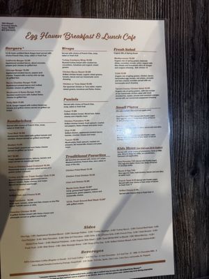 Menu photo 3 Egg Haven Cafe Hurst, TX