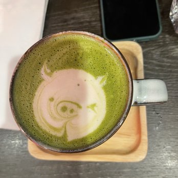 For The Win Board Game Cafe & Bar - Matcha latte - Cafes Near Me - Toronto, Ontario