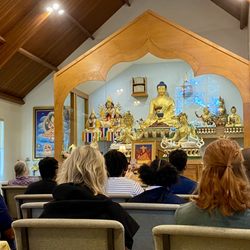 Kadampa Meditation Center Maryland - During a Sunday morning meditation class.