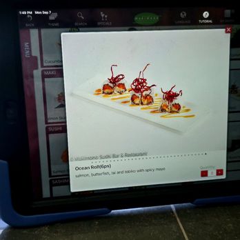 Makimono - This was the iPad photo - Japanese Near Me - Bowmanville, Ontario