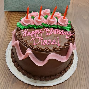 Bea's Bakery - a chocolate birthday cake with pink frosting - Bakeries Near Me - Tarzana, California