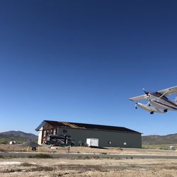 Robinson Metal Works - Hubby doing a flyby.