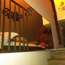 Secret room off of ground level bedroom! So cool.