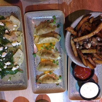 Moku Kitchen - Ravioli and pot stickers and truffle fries - Cocktail Bars Near Me - Honolulu, Hawaii