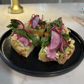 Plank Provisions - Smoked Salmon Tartine - Seafood Near Me - Fort Worth, Texas