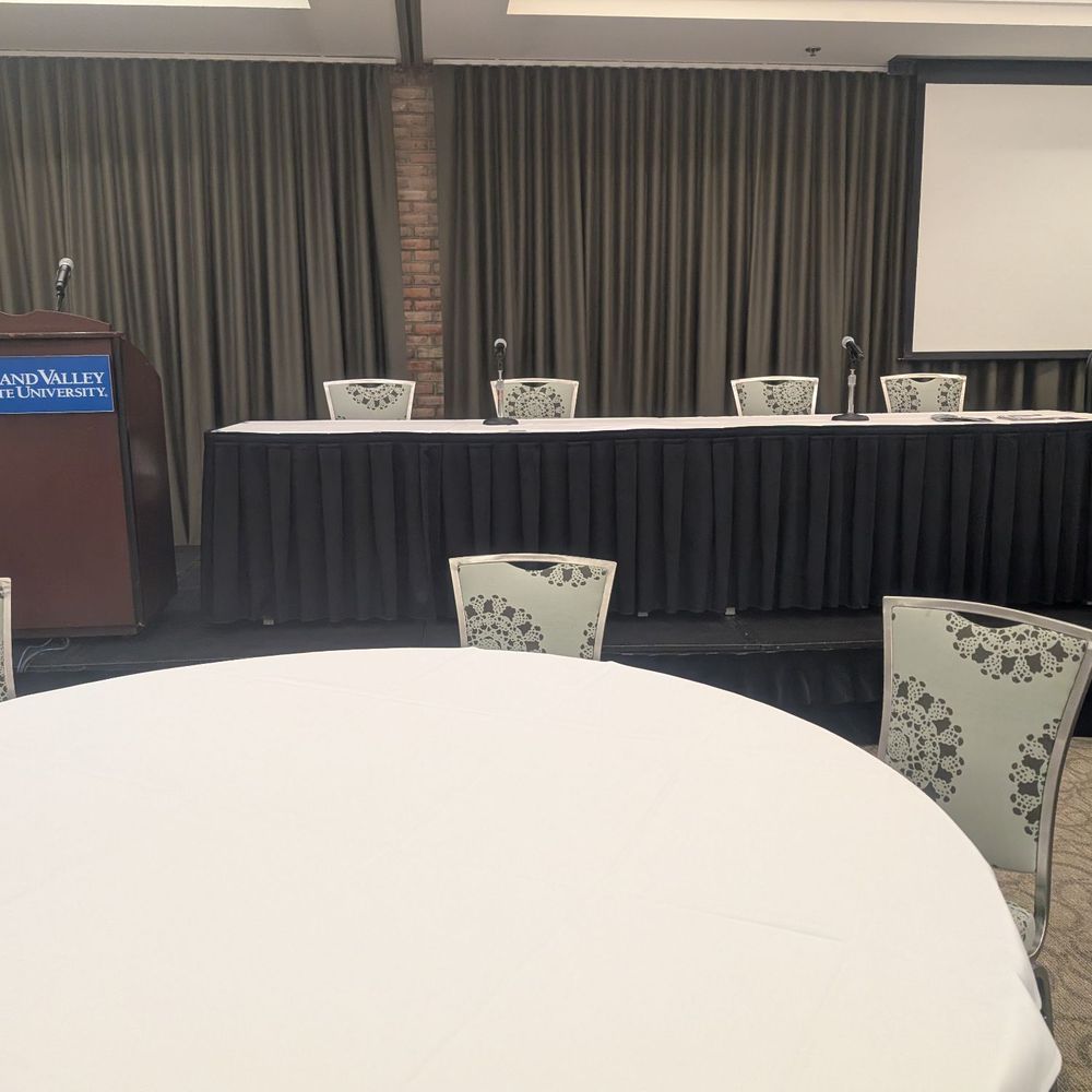 Eberhard Center GVSU - Guest speaker set up. - Venues & Event Spaces Near Me - Grand Rapids, Michigan Eberhard Center GVSU - Guest speaker set up. - Venues & Event Spaces Near Me - Grand Rapids, Michigan