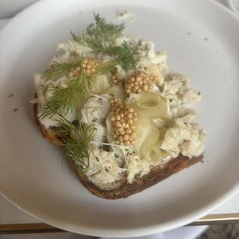 Vesper - 1/2 serving of crab toast - Salad Near Me - Ellicott City, Maryland Vesper - 1/2 serving of crab toast - Salad Near Me - Ellicott City, Maryland