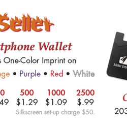 Spectrum Graphics - Click on image to see Special Offer:  FREE DESIGN Smartphone Wallet.  Keep YOUR brand in THEIR hands!