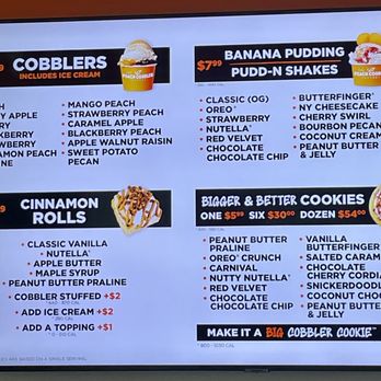 Peach Cobbler Factory - Menu 2 - Desserts Near Me - Tampa, Florida Peach Cobbler Factory - Menu 2 - Desserts Near Me - Tampa, Florida