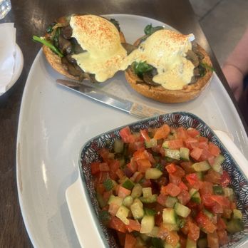 Café Alma - Sun-Sun Dried Tomato Benedict - Breakfast & Brunch Near Me - Cincinnati, Ohio Café Alma - Sun-Sun Dried Tomato Benedict - Breakfast & Brunch Near Me - Cincinnati, Ohio