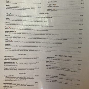 Kiyama Sushi & Bar - Menu (page 1) - Sushi Bars Near Me - Lake Stevens, Washington Kiyama Sushi & Bar - Menu (page 1) - Sushi Bars Near Me - Lake Stevens, Washington