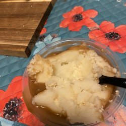 KFC - The Mashed Potatoes & Gravy from KFC had a dry mix in it as if they didn't stir this enough.
