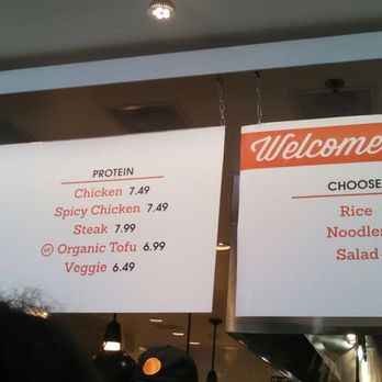 BIBIBOP Asian Grill - Menu boards - Asian Fusion Near Me - Silver Spring, Maryland